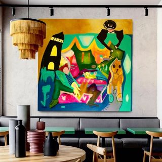 Jeden 🖼️ na zakázku. Malé zadání bylo, jinak volná ruka. Děkuji za důvěru. 🙏🏼🤍 #abstractart #abstractpainting...